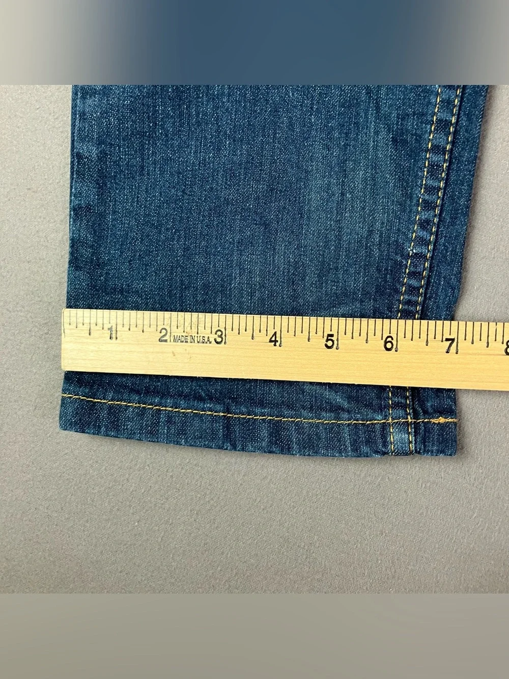 Levis 502 Straight Jeans Men’s Size 32x34 Blue Denim Pants Zip Fly